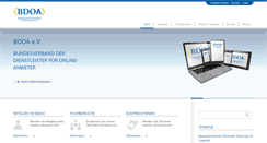 Desktop Screenshot of bdoa.de