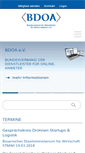Mobile Screenshot of bdoa.de